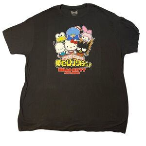 Hello Kitty and Friends Black Graphic Tee
